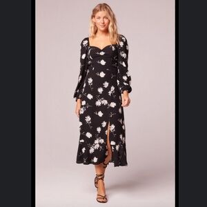 NWT BOG Collective Dress Size L Floral Band Of Gypsies Country Prairie Feminine